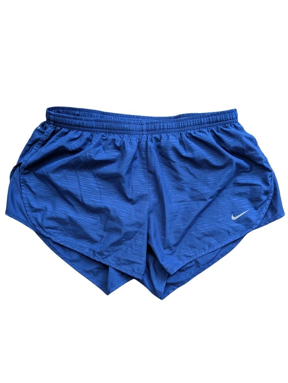 Nike Womens Royal Blue Dri-Fit Athletic Lined Running Shorts Size Medium